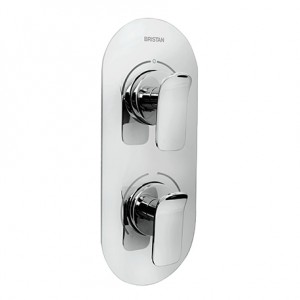 Bristan ALPSHCDIVC Alp Recessed Concealed Valve and Diverter Chrome