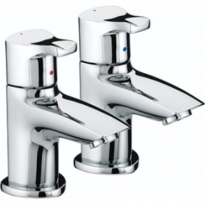 Bristan CAP1/2C Capri Basin Pillar Taps Chrome