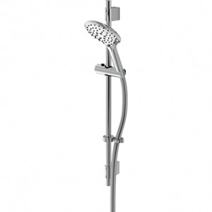 Bristan CASKIT05C Cascade Shower Kit with 3-Function Handset & Silver Hose