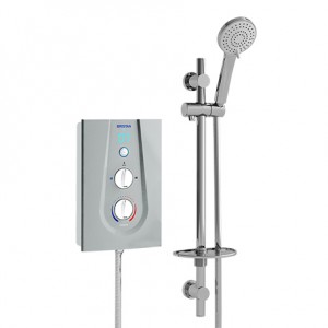Bristan JOYT385MS Joy Thermostatic 8.5kW Electric Shower Metallic Silver