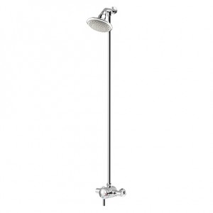 Bristan MINI2TS1203RRC Thermostatic TMV3 Mini Valve with Rigid Riser/Adjustable Elbows Chrome