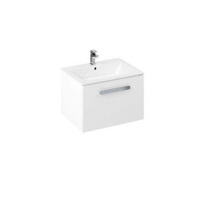 Britton MY60CTUWHW Wall Mounted Vanity Unit for Countertop Basin White (Basin & Brassware NOT Included)