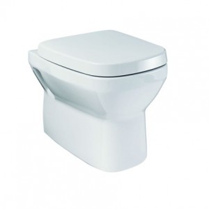 Britton MYWHTW MyHome Wall Mounted WC Pan White (Toilet Seat NOT Included) - (WC pan only)