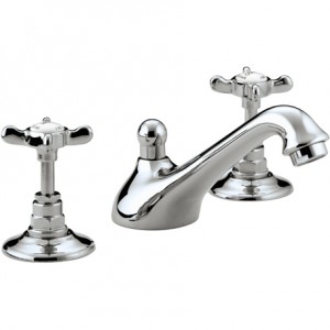 Bristan N3HBASCCD 1901 3-Taphole Basin Mixer with Ceramic Disc Valves Chrome