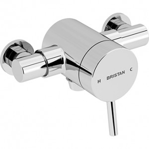 Bristan PM2SQSHXVOC Prism Exposed Bottom Outlet Single Control Shower Valve Chrome