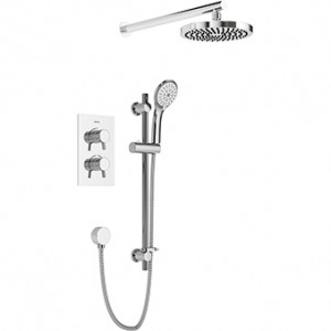 Bristan PRISMSHWRPK2 Prism Concealed Dual Control Shower Pack Chrome