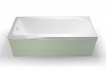 Britton R12 Cleargreen Reuse Single Ended Round Bath 1600 x 700mm White (Bath Panels NOT Included)
