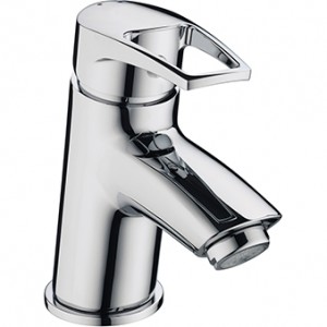 Bristan SMBASC Smile Basin Mixer with Clicker Waste Chrome