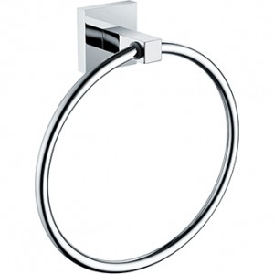 Bristan SQRINGC Square Towel Ring Chrome