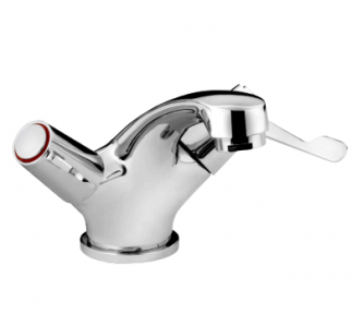 Bristan VAL2BASCCD Basin Mixer with Waste & 3(in) Lever Handles Chrome