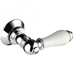 Bristan WCL6CWHT Cistern Lever Chrome/White