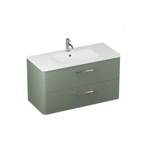 Britton Camberwell 100cm Basin Unit - Earthy Green [BASIN UNIT ONLY BASIN NOT INCLUDED] [C100DDG]