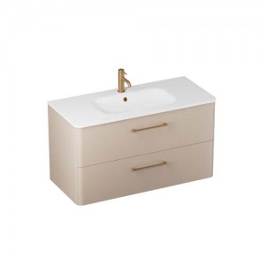 Britton Camberwell 60cm Basin Unit - Warm Beige [BASIN UNIT ONLY BASIN NOT INCLUDED] [C60DDM]