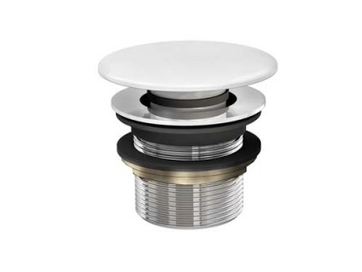 Clearwater Sprung Plug Bath Waste Chrome - Slotted [CW2NCS]