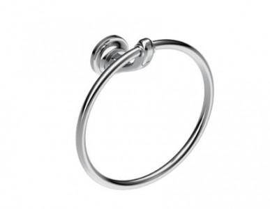 Burlington Guild Towel Ring 170mm (Diameter) Chrome [GU013C]