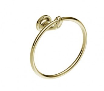 Burlington Guild Towel Ring 170mm (Diameter) Gold [GU013G]