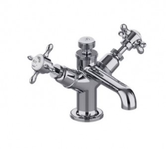 Burlington Guild Basin Mixer Tap (1 Taphole) Chrome [GU110DNC]