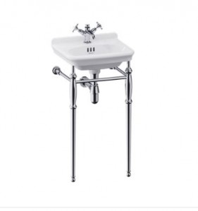 Burlington Guild Basin Washstand 450mm (Wash Basin NOT Included) Chrome [GU45X77C]