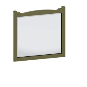Burlington Guild Wall Mirror 600 x 570mm Carlyle Green [GU6057CG]