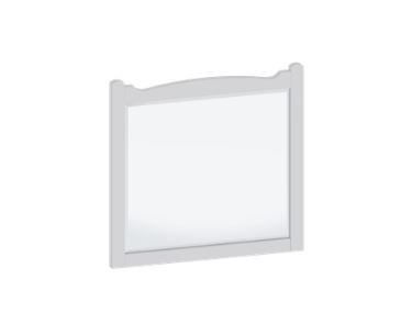 Burlington Guild Wall Mirror 600 x 570mm Varley White [GU6057VW]