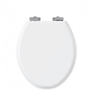Burlington Guild Soft Close Toilet Seat Varley White [GU6105VW]