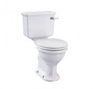 Burlington Guild Slimline Cistern with Lever 440mm White (WC Pan NOT Included) [GU7005CW]