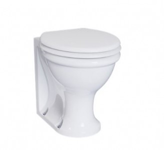 Burlington Guild Back-To-Wall WC Pan White [GU6117CW]