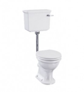 Burlington Guild Low/High Level WC Pan White (Cistern NOT Included) [GU6118CW]