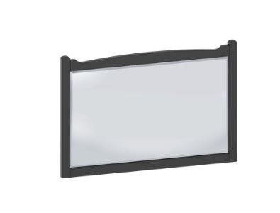 Burlington Guild Wall Mirror 850 x 570mm Ashbee Grey [GU8557AG]