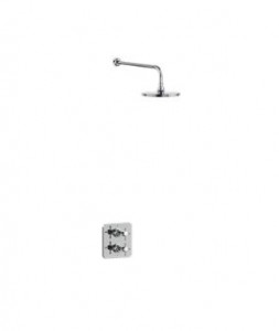 Burlington Guild Thermo Concealed Shower Valve Pack with Additional Accessories (Single Outlet) Chrome [GUSHOWERPACKQ2C]