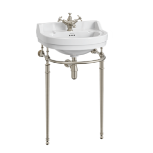 Burlington Basin Wash Stand (for 560mm Round Basins) Brushed Nickel (Basin NOT Included) [T24ABNKL]