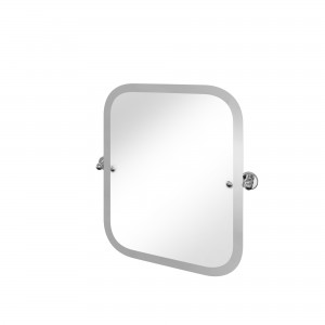 Burlington A40CHR Rectangular Swivel Mirror 590 x 500mm Chrome