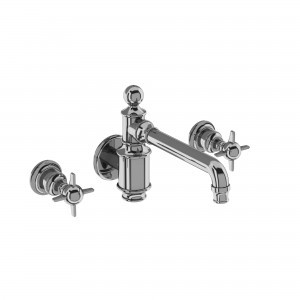 Burlington ARCHLC Arcade Crosshead Tap Handle 64mm (Pair) Chrome (Tap Body NOT Included)