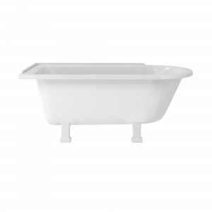 Burlington E9WHI Period Luxury Bath Feet (Set of 4) White (Bath NOT Included)