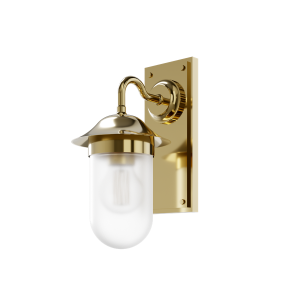Burlington Guild Wall Light with Frosted Glass Gold [GUL001G]