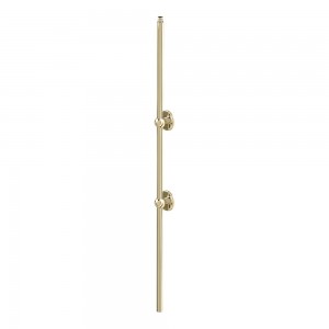 Burlington V22GOLD Arcade Extended Vertical Riser with Adjustable Wall Brackets Gold