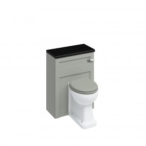 Burlington W60O 600mm WC Unit with Concealed Cistern & Ceramic Lever Dark Olive (Worktop/ BTW WC Pan/Toilet Seat NOT Included)