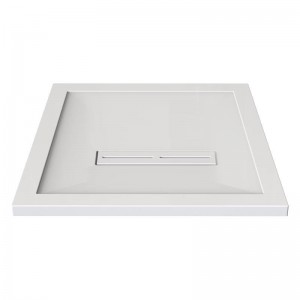 Kudos Connect2 Anti-Slip Square Shower Tray 800mm White [C2T80SR]