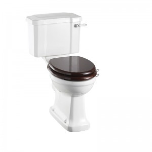 Burlington C3 Slimline Close Coupled/Low Level Cistern with Ceramic Lever & Fittings (WC Pan & Toilet Seat NOT Included)
