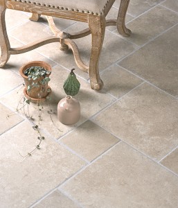 CaPietra Cotehele Porcelain Floor Tile (Matt Finish) Beige Opus Pattern (6 Tiles = 0.72m2) 9.5mm Thick [7854]
