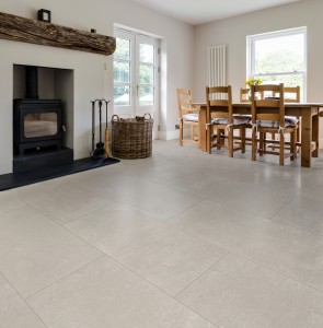 CaPietra Dorset Porcelain Floor & Wall Tile (Satin Finish) Grey 1200 x 600 x 10mm [7994]