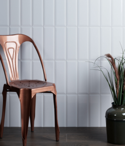 CaPietra Camden White Ceramic Wall Tile (Gloss Finish) White 300 x 100 x 10mm [7390]