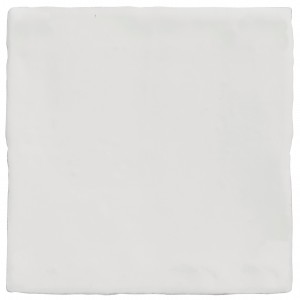 CaPietra Dyrham Dairy Ceramic Wall Tile (Gloss Finish) Chalk White 130 x 130 x 10mm [7857]