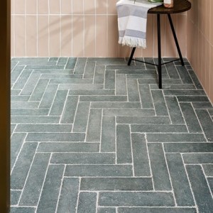 CaPietra Reformed Composite Stone Floor & Wall Tile (Tumbled Finish) Emerald Green 250 x 60 x 15mm [13005]