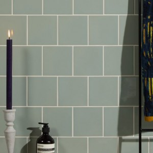 CaPietra Tunstall Ceramic Square Wall Tile (Gloss Finish) Fern 125 x 125 x 10mm [13144]