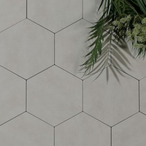 CaPietra Shadow White Field Porcelain Floor & Wall Tile (Matt Finish) 245 x 215 x 8mm [7863]