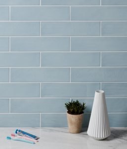 CaPietra Kennet Porcelain Wall Tile (Gloss Finish) Sky 400 x 100 x 9mm [7315]