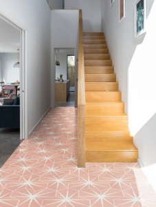 CaPietra Lily Pad Porcelain Floor & Wall Tile (Matt Finish) Bubblegum 230 x 200 x 8mm [7235]
