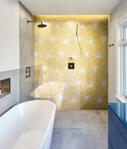 CaPietra Lily Pad Porcelain Floor & Wall Tile (Matt Finish) Custard 230 x 200 x 8mm [7236]