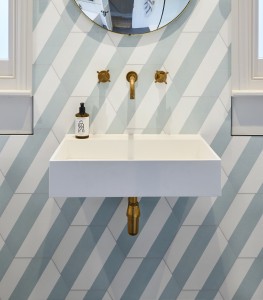 CaPietra Neapolitan Porcelain Floor & Wall Tile (Satin Finish) Aqua Green 250 x 218 x 10mm [7227]